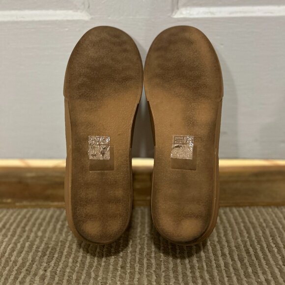 Dolce Vita Zina Sneakers Ivory Multi Crackled Leather- 8.5 - Picture 2 of 4